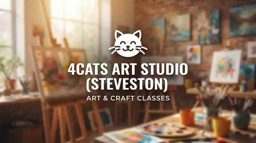 4Cats Art Studio (Steveston) — AI illustration, not a venue photograph
