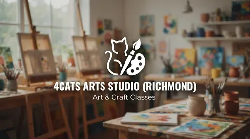 4Cats Arts Studio (Richmond) — AI illustration, not a venue photograph