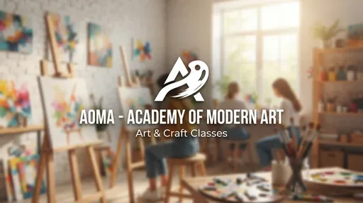 AOMA - Academy of Modern Art — AI illustration, not a venue photograph