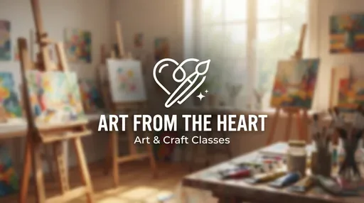 Art From The Heart — AI illustration, not a venue photograph