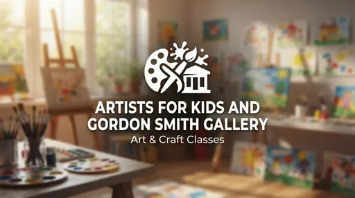 Artists For Kids and Gordon Smith Gallery — AI illustration, not a venue photograph