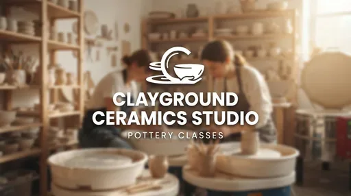 Clayground Ceramics Studio — AI illustration, not a venue photograph