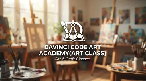 Davinci code art academy(art class) — AI illustration, not a venue photograph