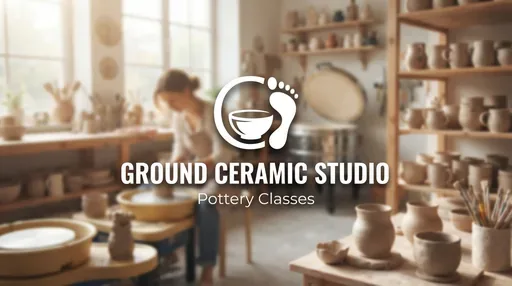 Ground Ceramic Studio — AI illustration, not a venue photograph