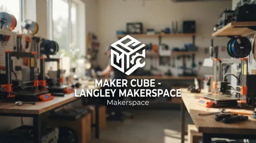 Maker Cube — AI illustration, not a venue photograph