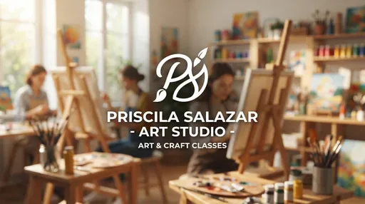 Priscila Salazar - Art Studio — AI illustration, not a venue photograph