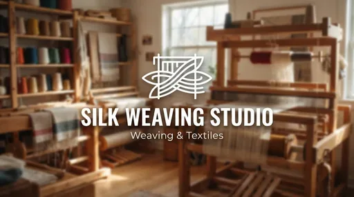 Silk Weaving Studio — AI illustration, not a venue photograph