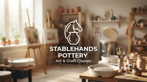 Stablehands Pottery — AI illustration, not a venue photograph