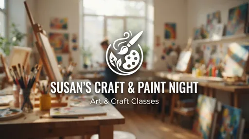Susan's Craft & Paint Night — AI illustration, not a venue photograph