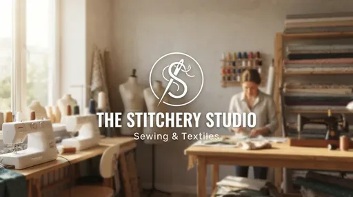 The Stitchery Studio — AI illustration, not a venue photograph