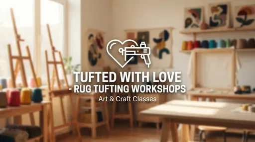 Tufted with Love - Rug Tufting Workshops — AI illustration, not a venue photograph